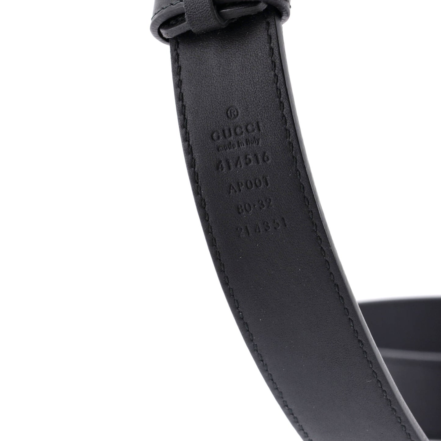 GG Marmont Belt Leather Medium 80