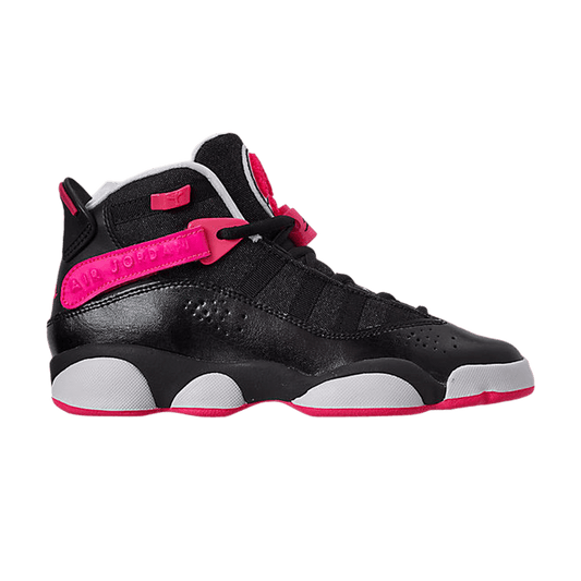 Jordan 6 Rings Black Hyper Pink White (GS)