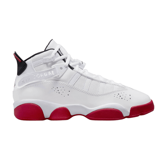 Jordan 6 Rings White University Red (GS)