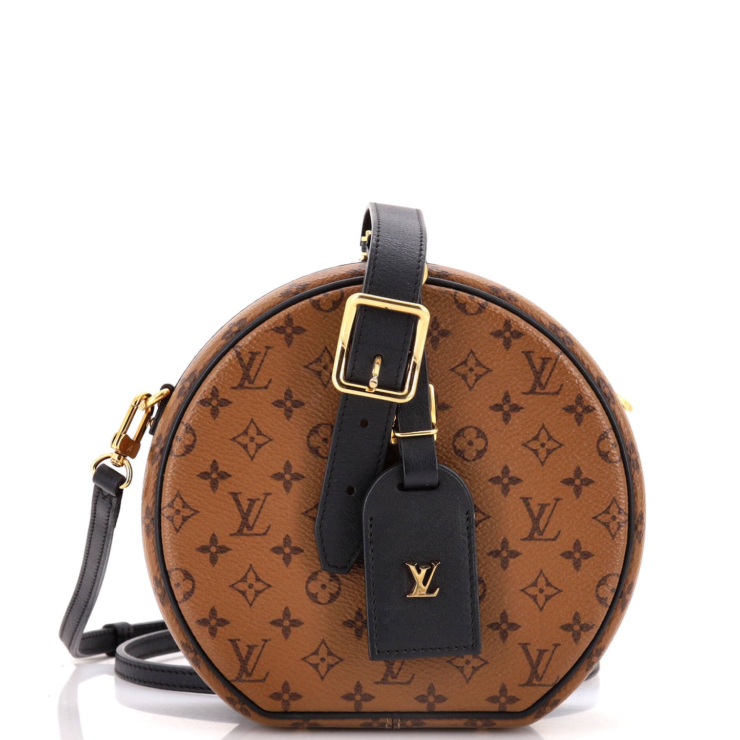 Petite Boite Chapeau Bag Reverse Monogram Canvas