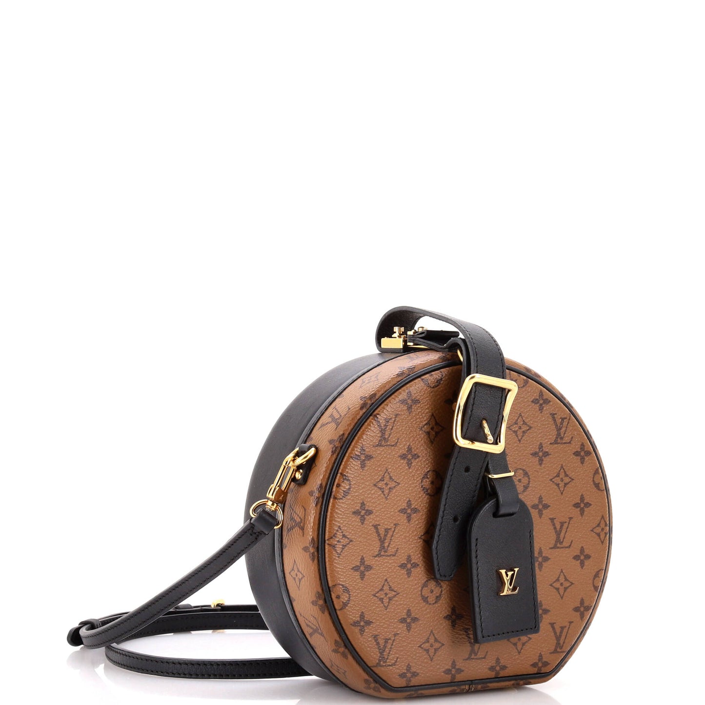 Petite Boite Chapeau Bag Reverse Monogram Canvas