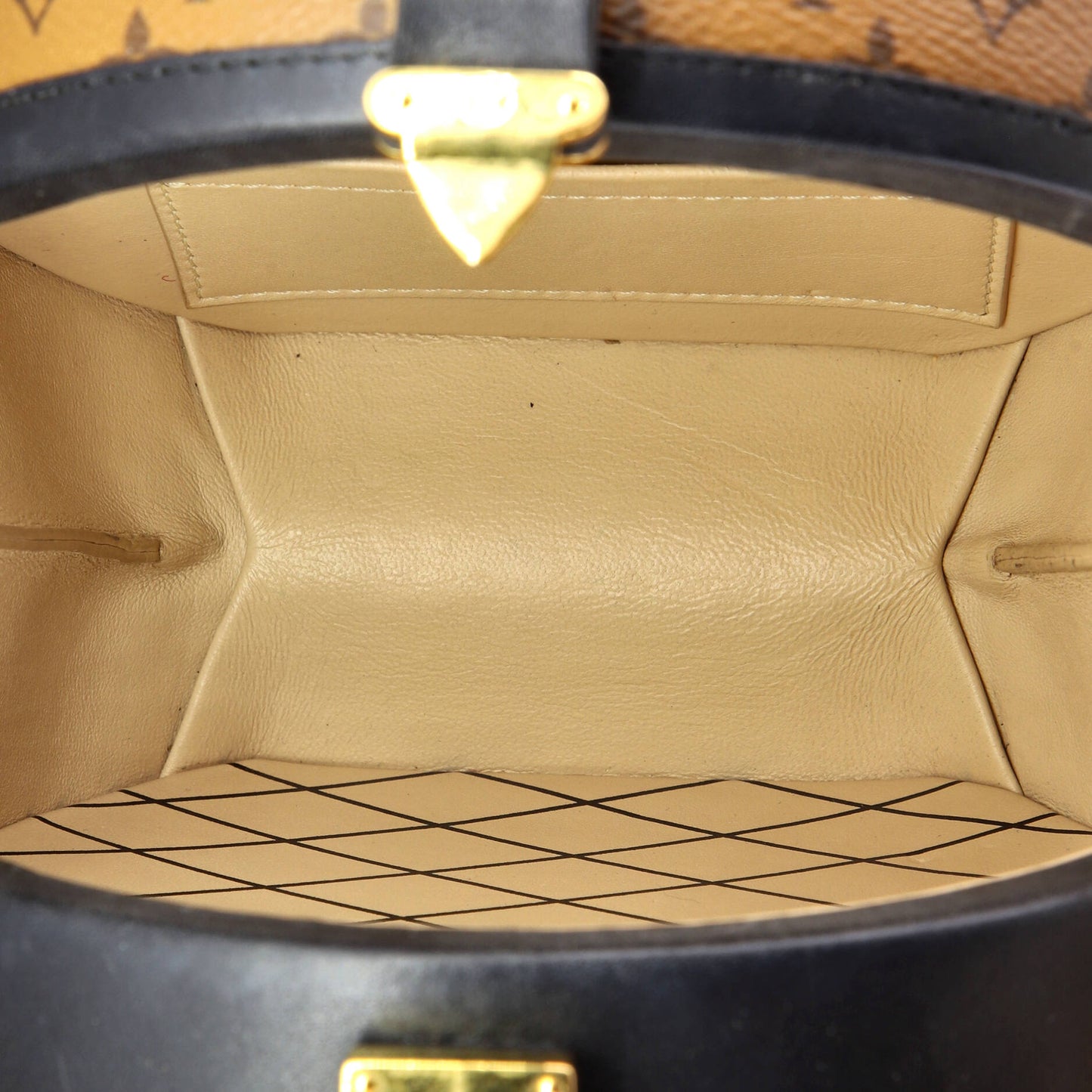 Petite Boite Chapeau Bag Reverse Monogram Canvas