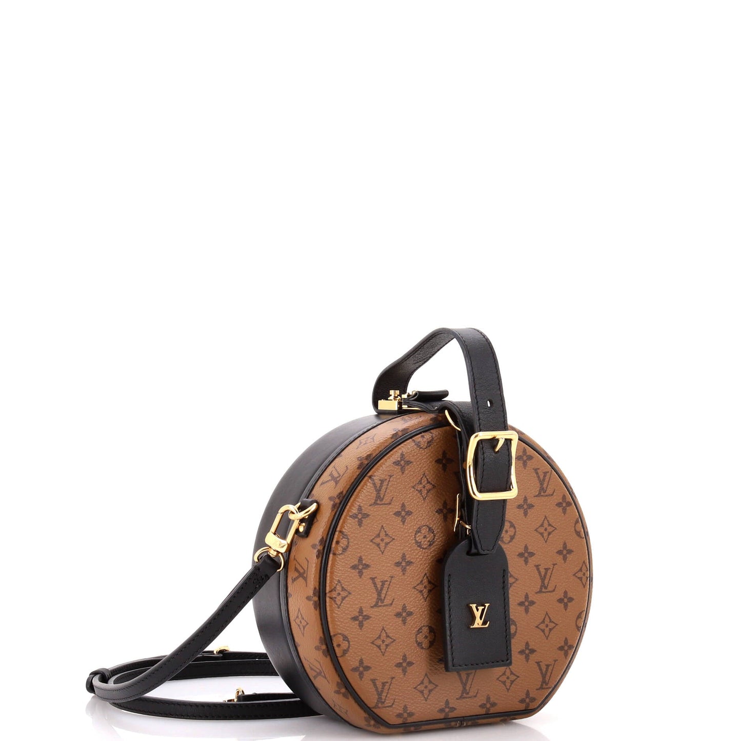 Petite Boite Chapeau Bag Reverse Monogram Canvas