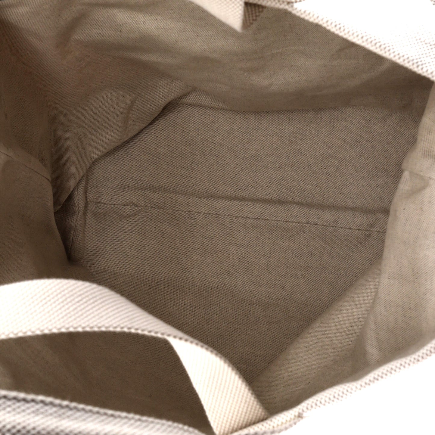 Logo Embossed Open Tote Canvas