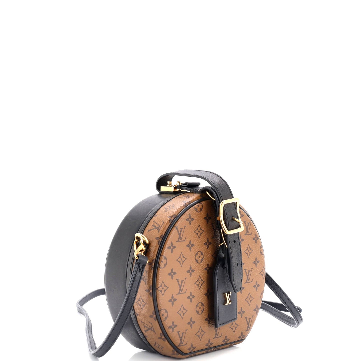 Petite Boite Chapeau Bag Reverse Monogram Canvas