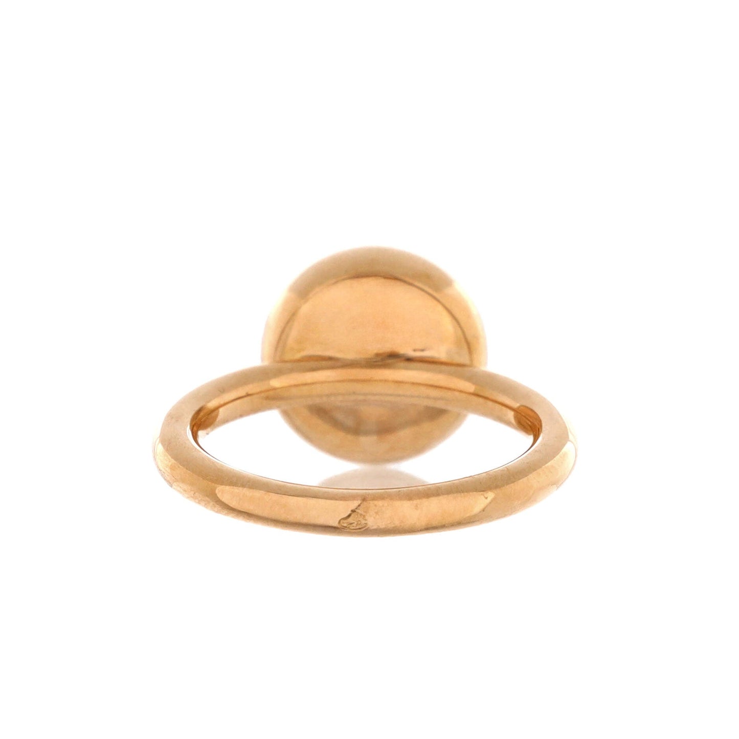 B Blossom Ring 18K Rose Gold and 18K White Gold with Diamonds