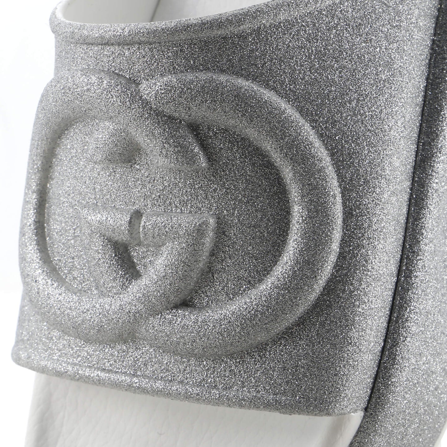 Interlocking G Platform Slide Sandals Rubber