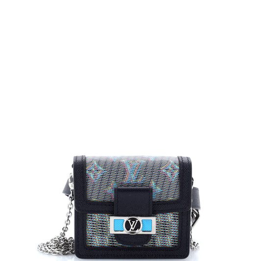 Dauphine Shoulder Bag Damier Monogram LV Pop Canvas Mini