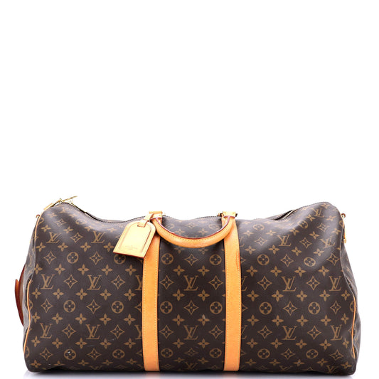 Keepall Bandouliere Bag Monogram Canvas 55