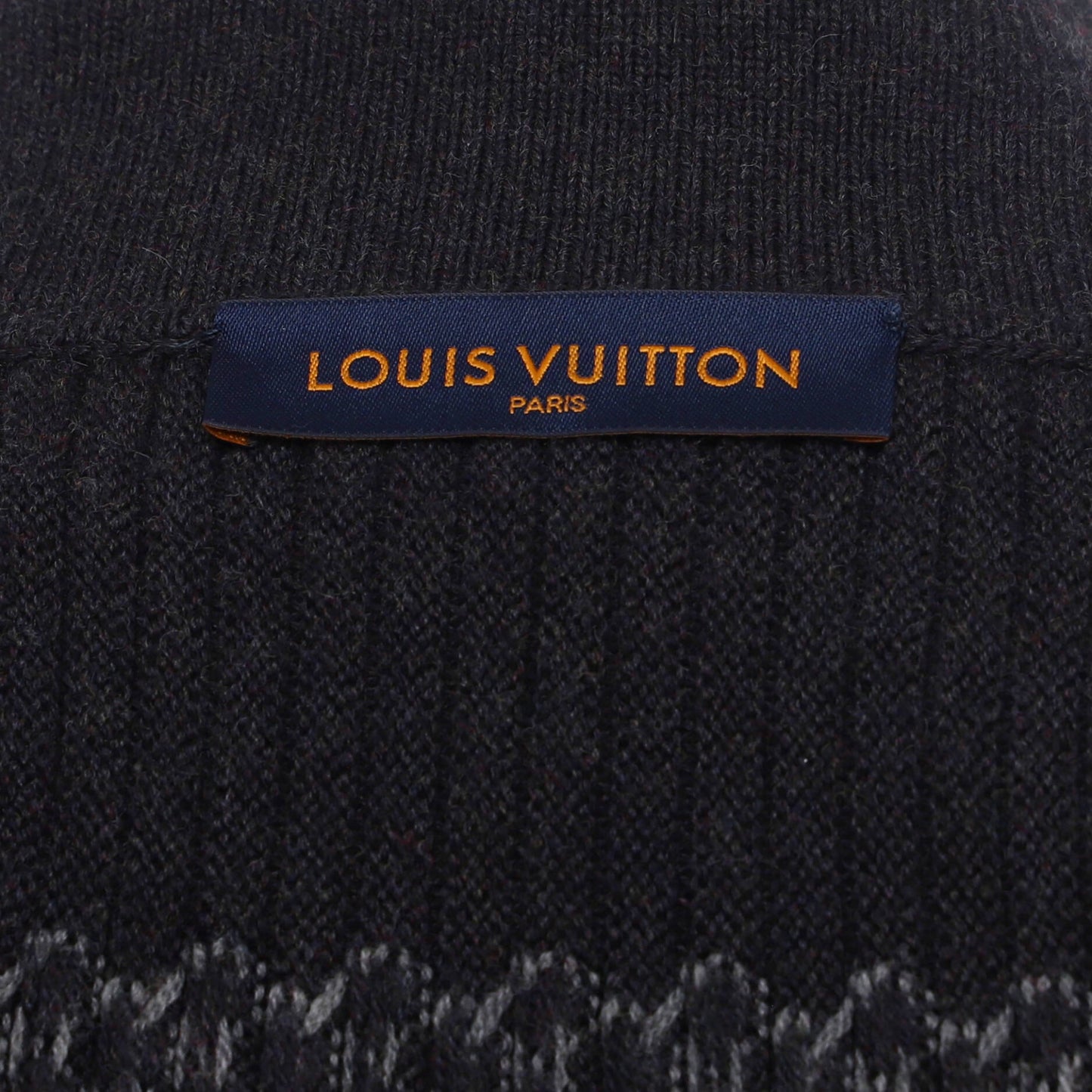 Men's Nigo Cardigan Giant Damier Wool