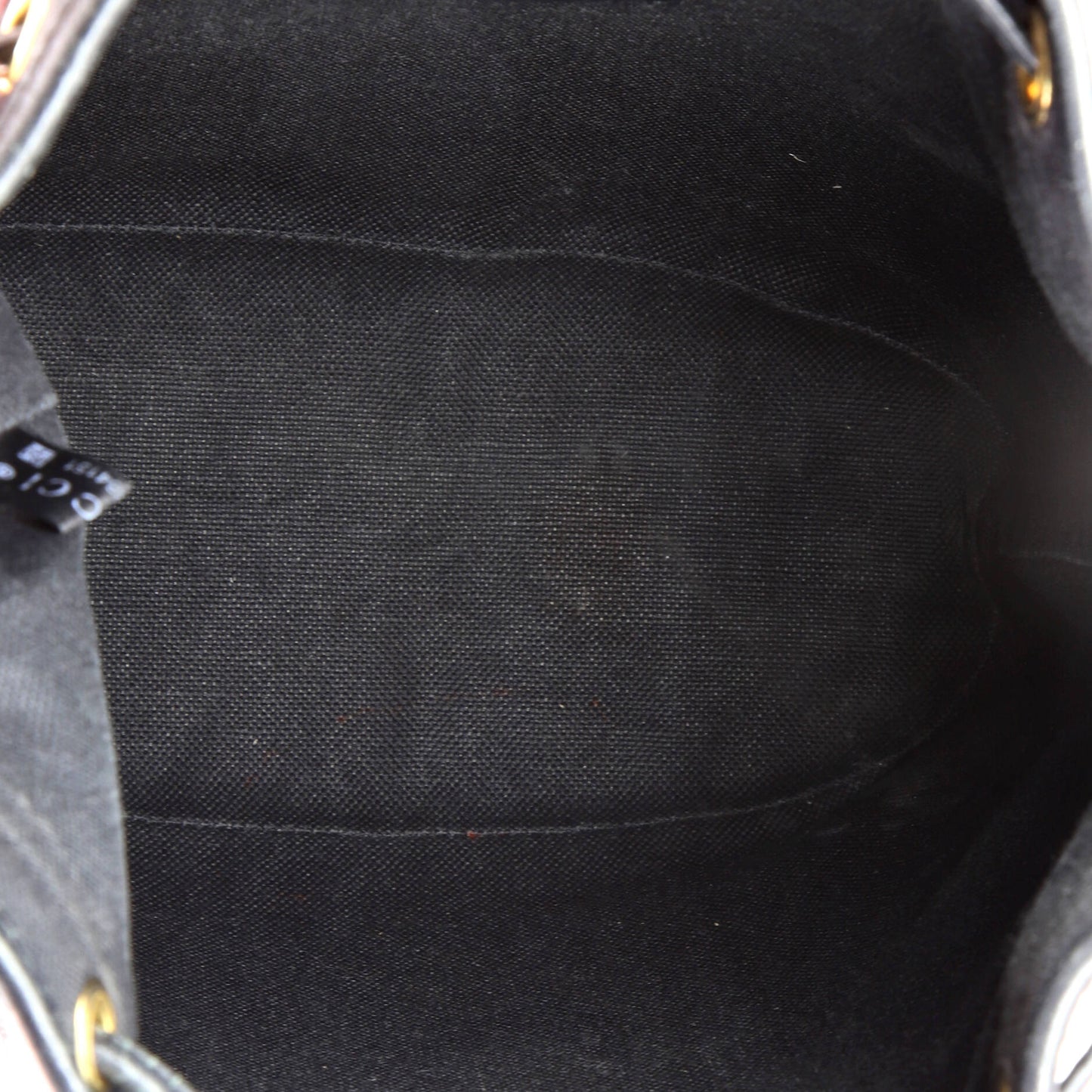 100 Bucket Bag Printed Leather