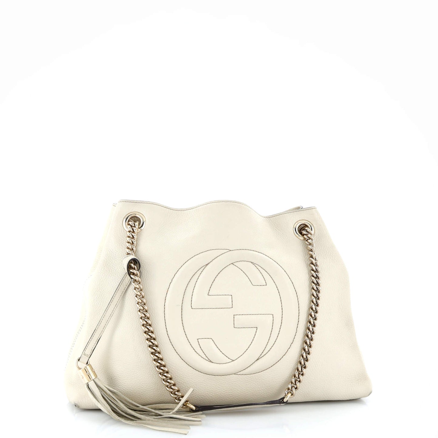 Soho Chain Strap Shoulder Bag Leather Medium