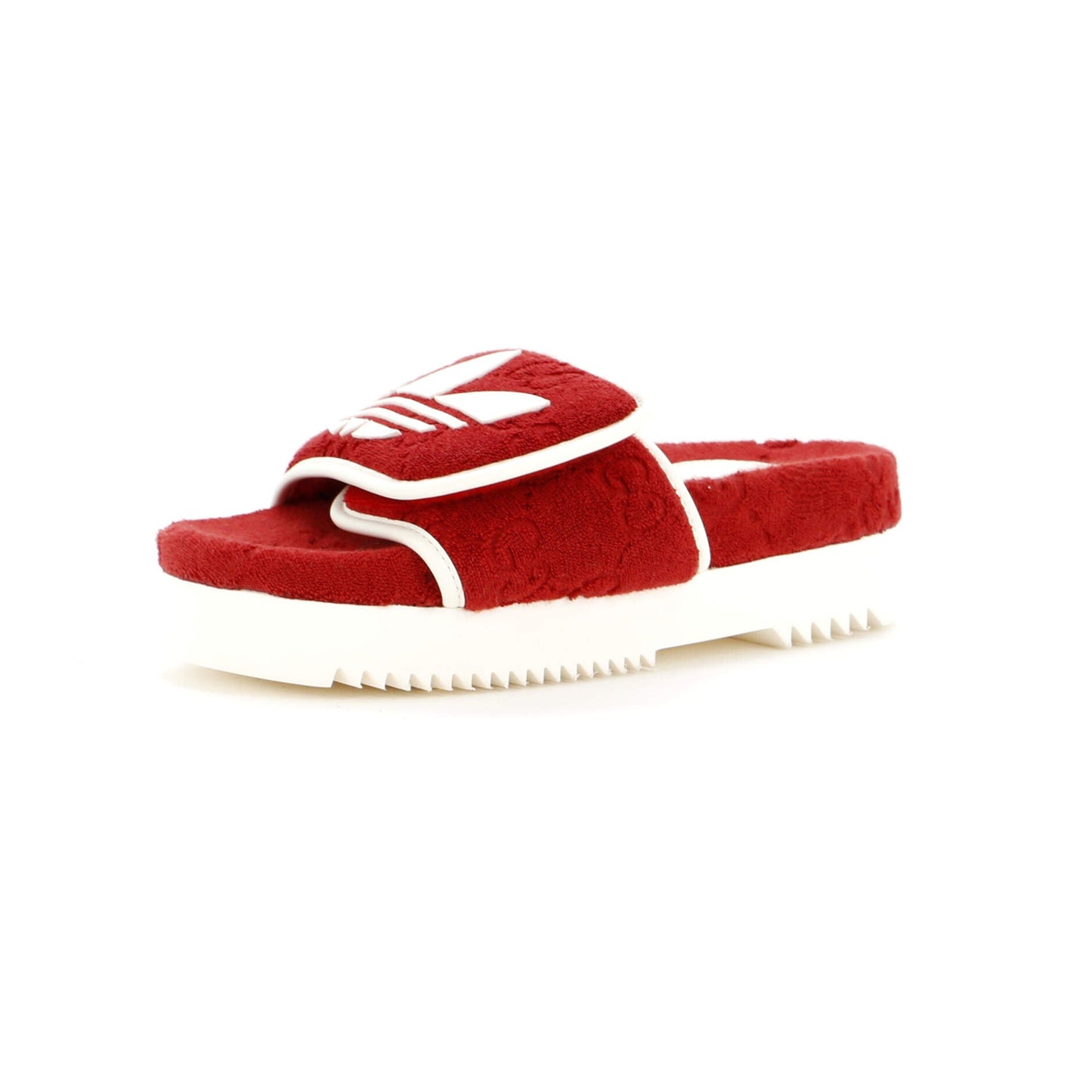 x Adidas Women's Platform Slide Sandals Terry Cloth