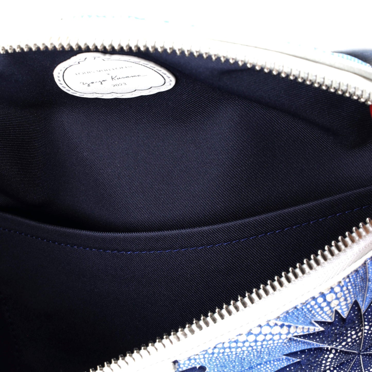 Bum Bag Yayoi Kusama Psychedelic Flower Monogram Taurillon Leather Maxi