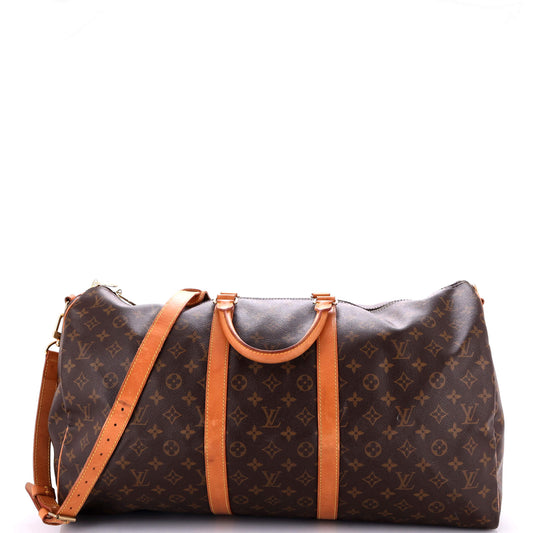 Keepall Bandouliere Bag Monogram Canvas 55
