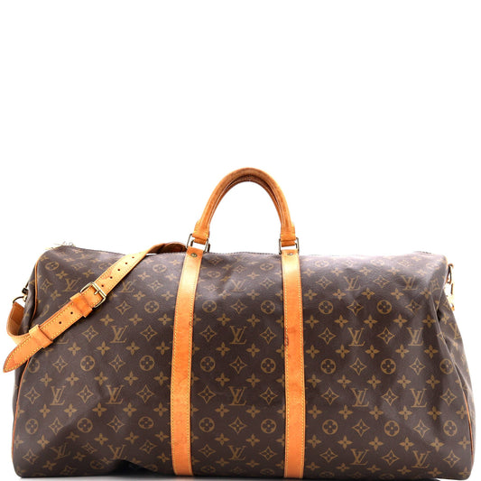 Keepall Bandouliere Bag Monogram Canvas 55