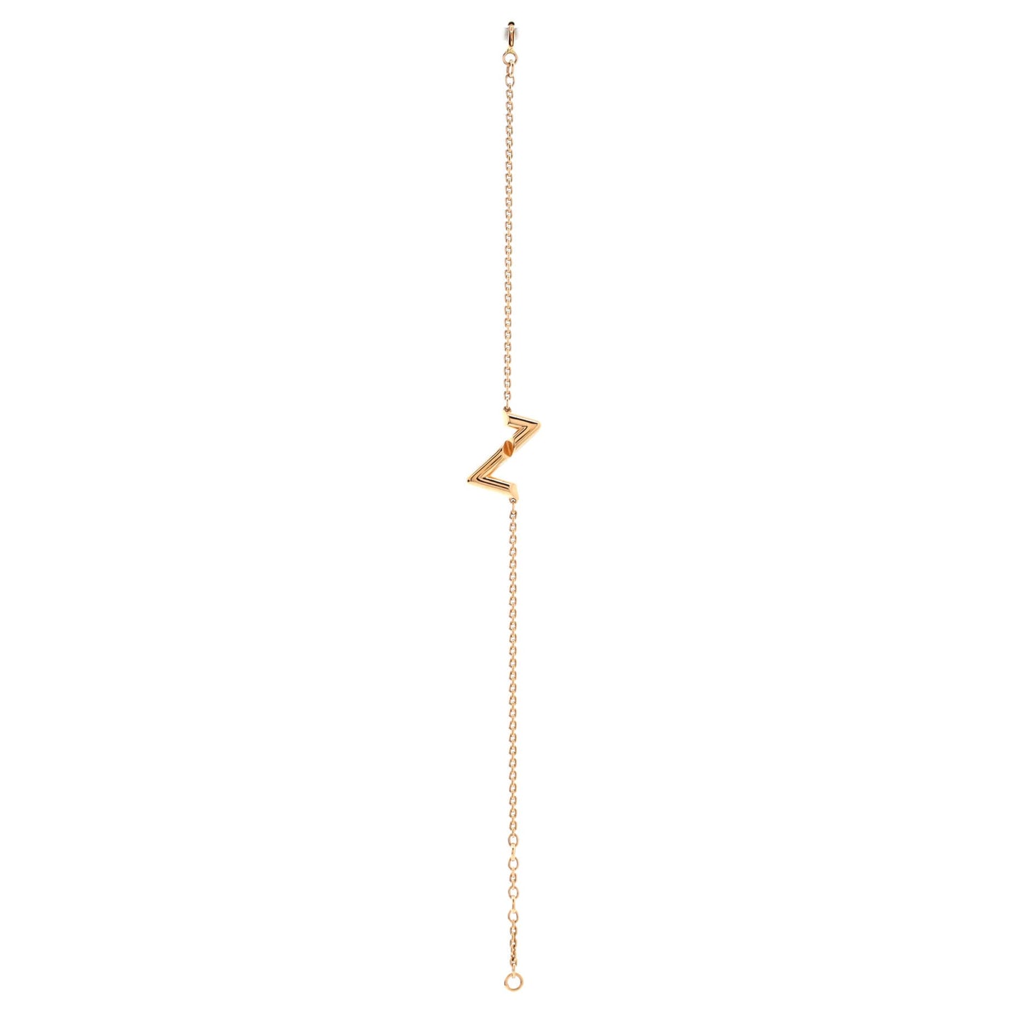 LV Volt Upside Down Chain Bracelet 18K Rose Gold