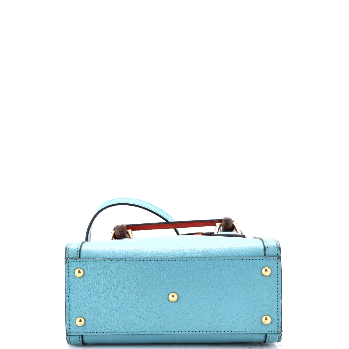 Diana NM Bamboo Handle Tote Leather Mini