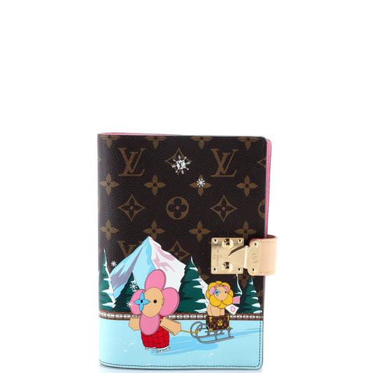 Paul Notebook Cover Limited Edition Vivienne Xmas Monogram Canvas MM