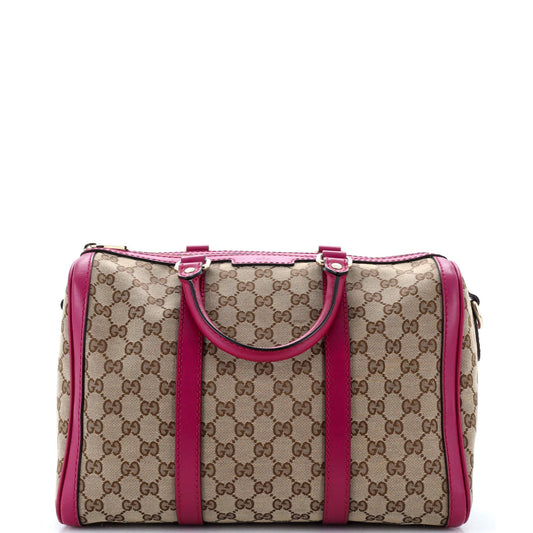 Convertible Joy Boston Bag GG Canvas with Leather Medium