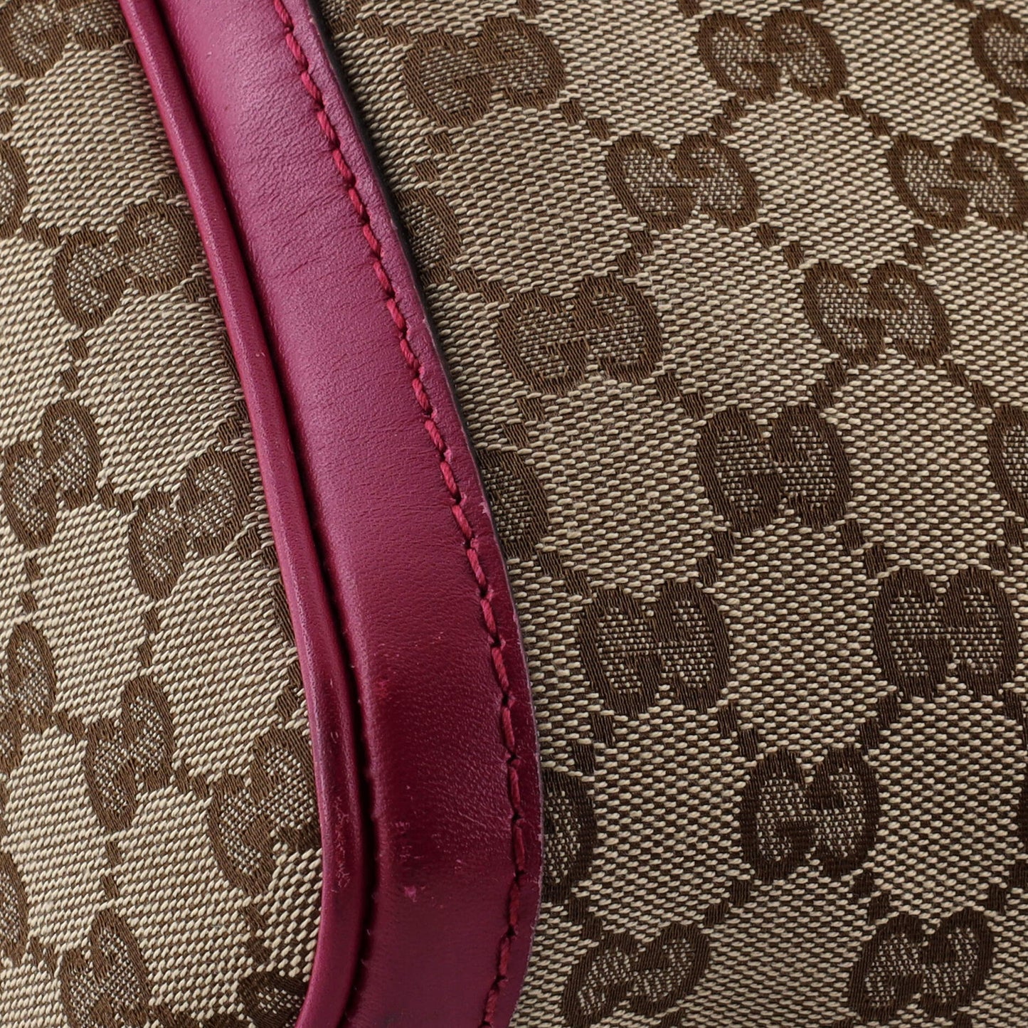 Convertible Joy Boston Bag GG Canvas with Leather Medium