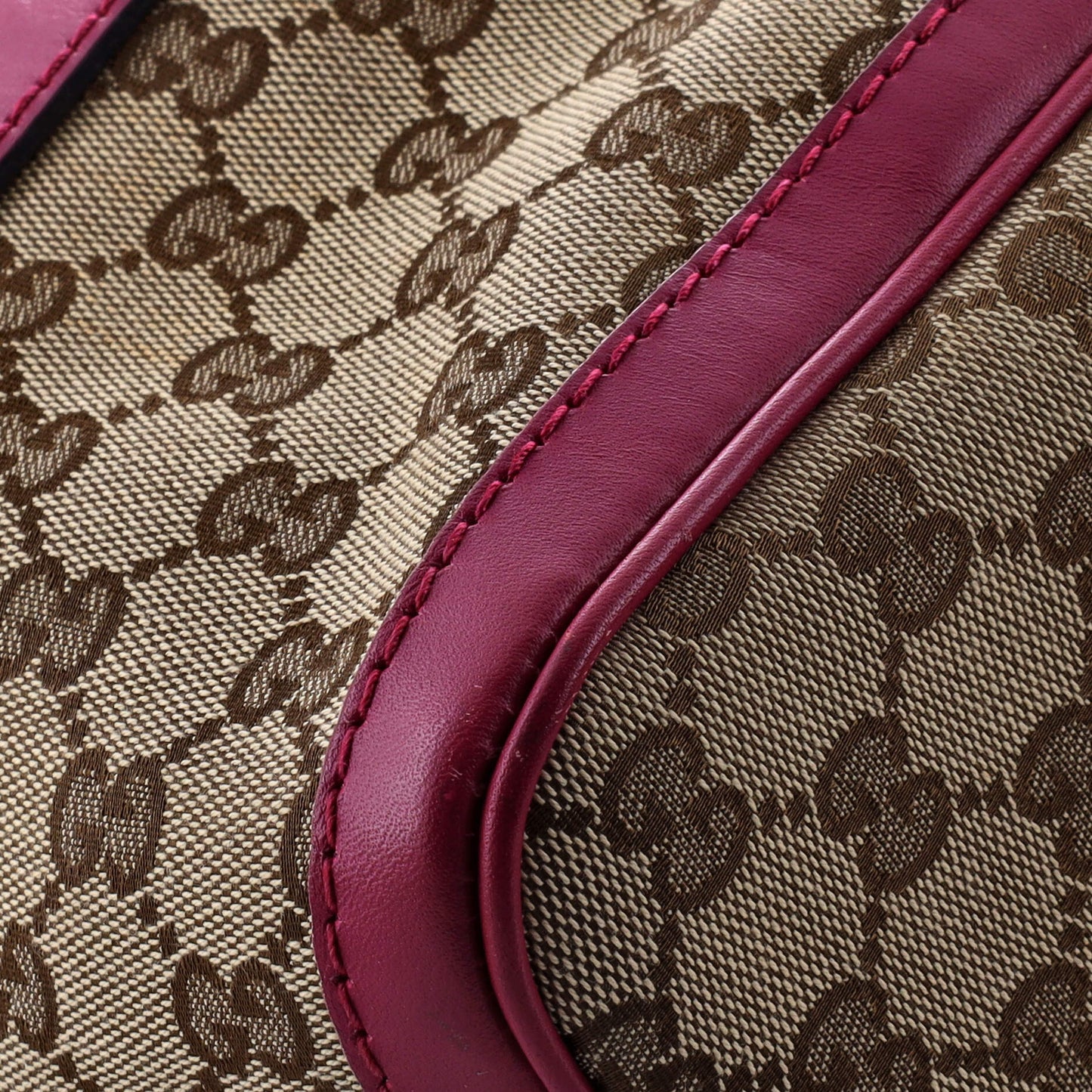 Convertible Joy Boston Bag GG Canvas with Leather Medium