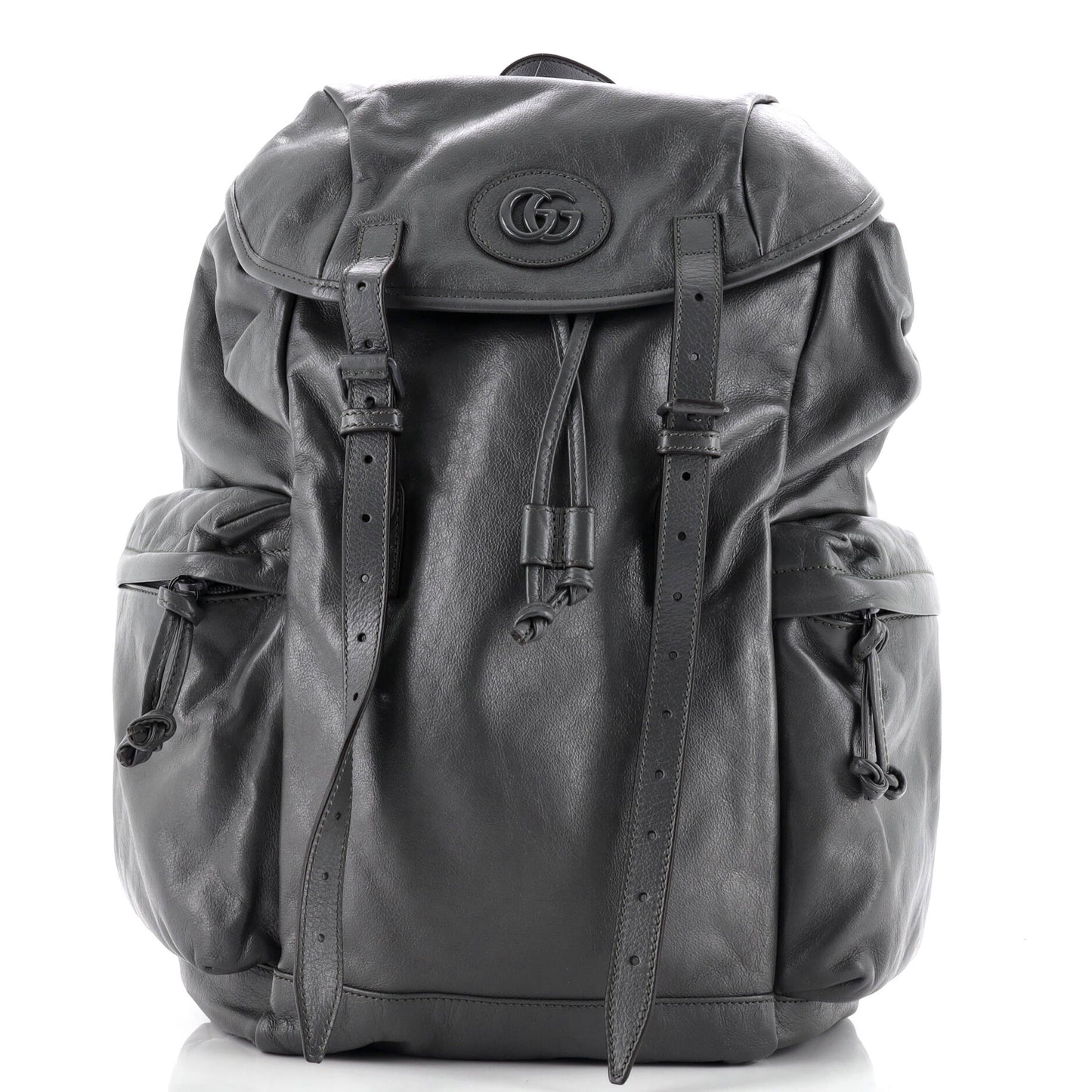 Tonal GG Double Pocket Belt Backpack Leather Large
