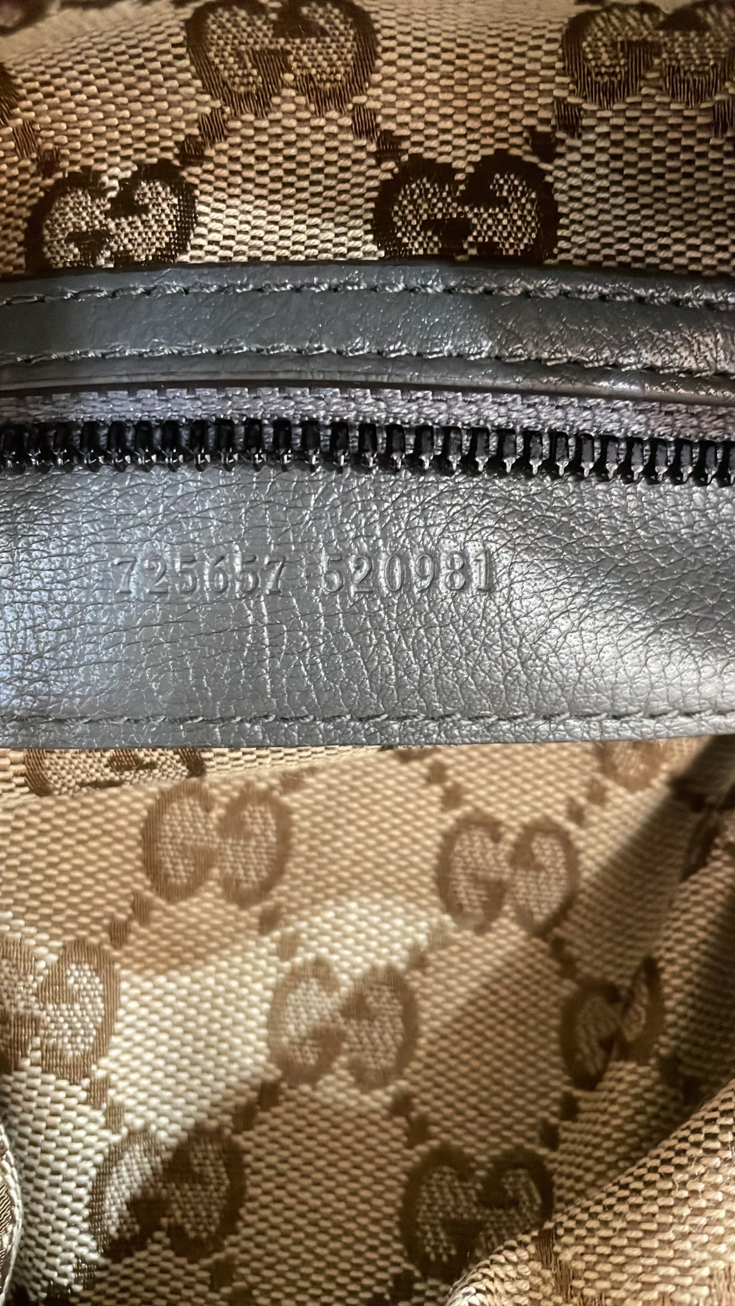 Tonal GG Double Pocket Belt Backpack Leather Large