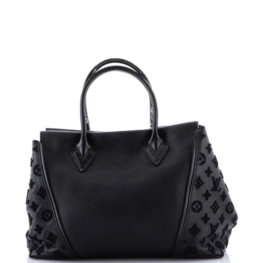 W Tote Monogram Tuffetage Leather PM