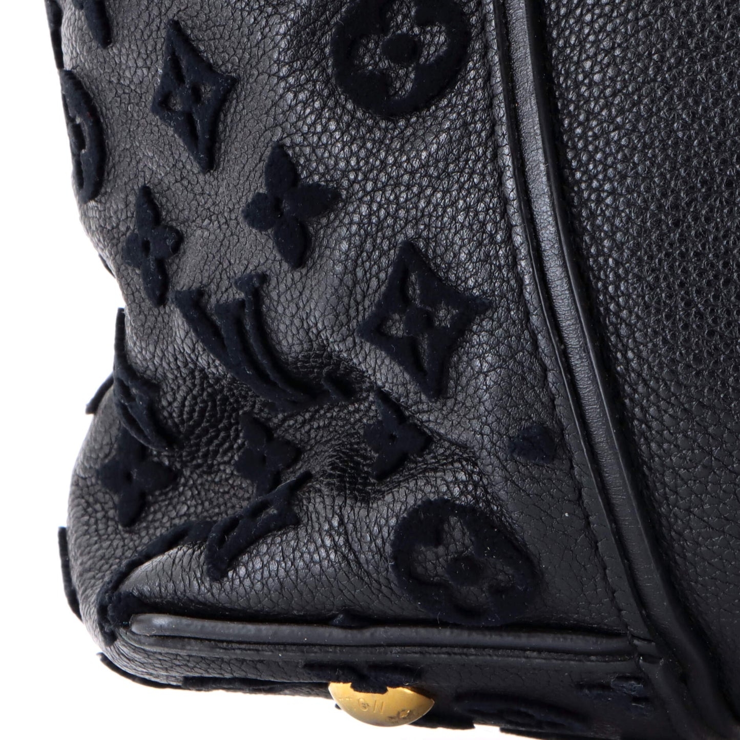 W Tote Monogram Tuffetage Leather PM