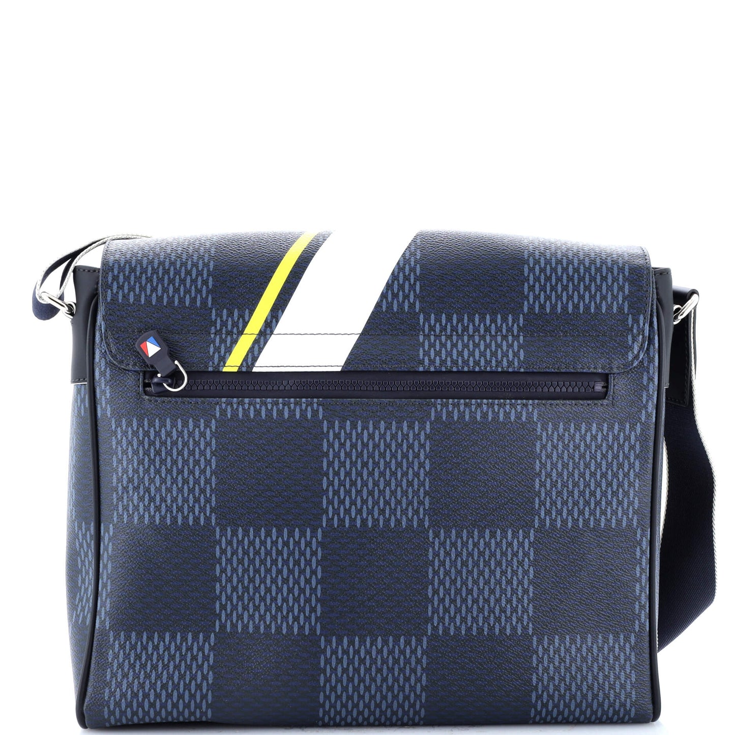 District NM Messenger Bag Regatta Damier Cobalt MM