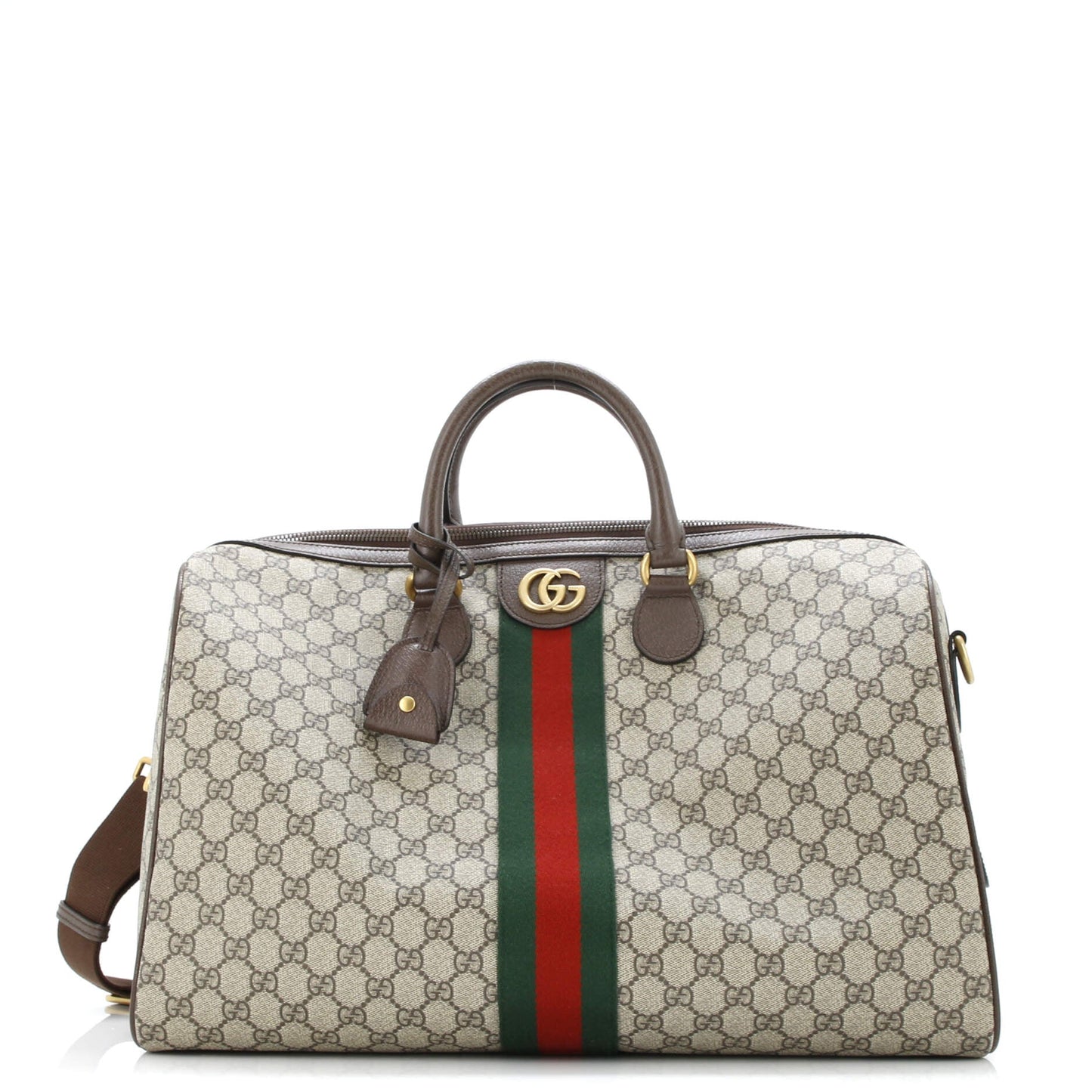 Ophidia Convertible Boston Bag GG Coated Canvas Large