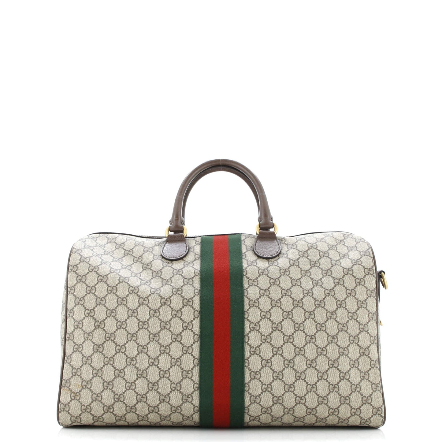 Ophidia Convertible Boston Bag GG Coated Canvas Large