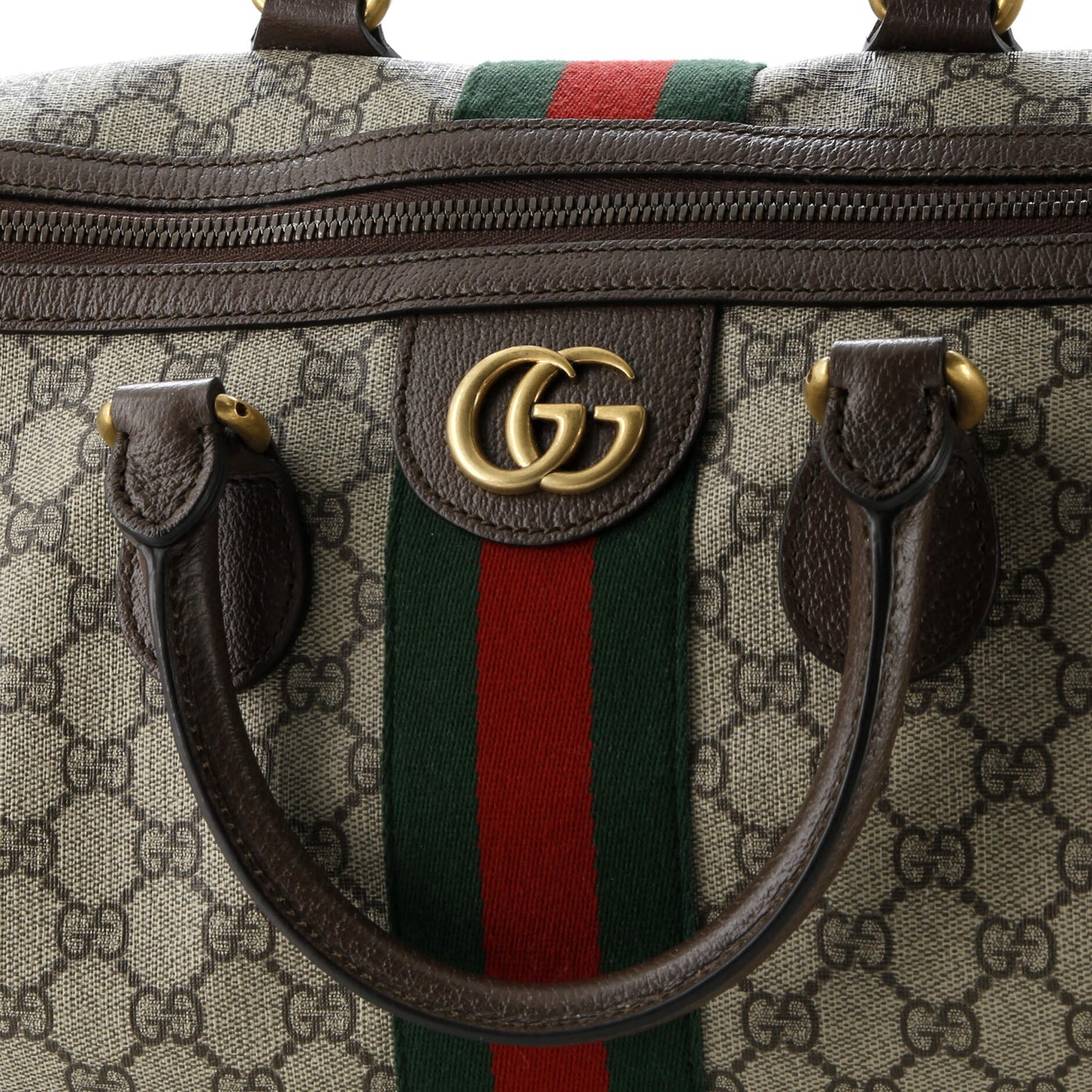 Ophidia Convertible Boston Bag GG Coated Canvas Large