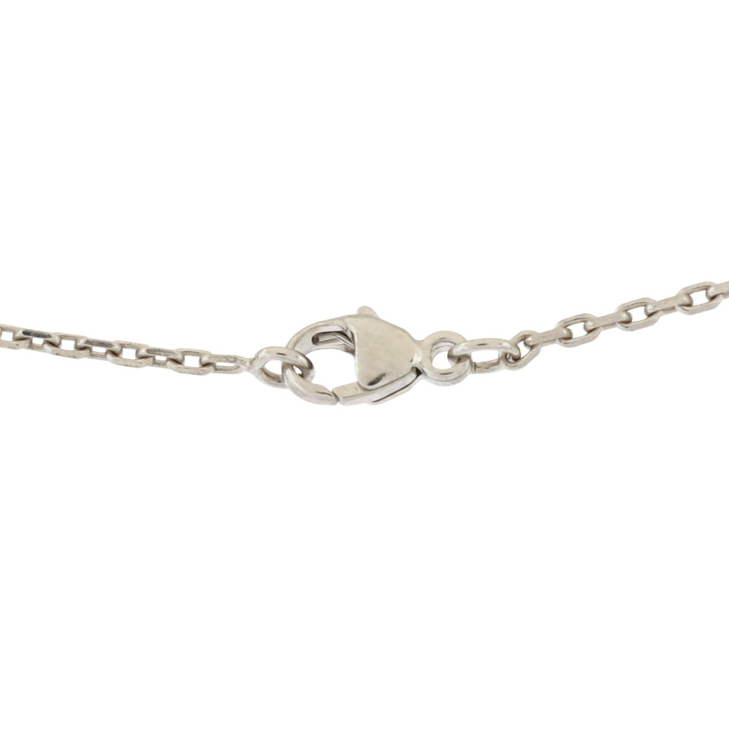 Pop H Pendant Chain Necklace Metal and Enamel Mini