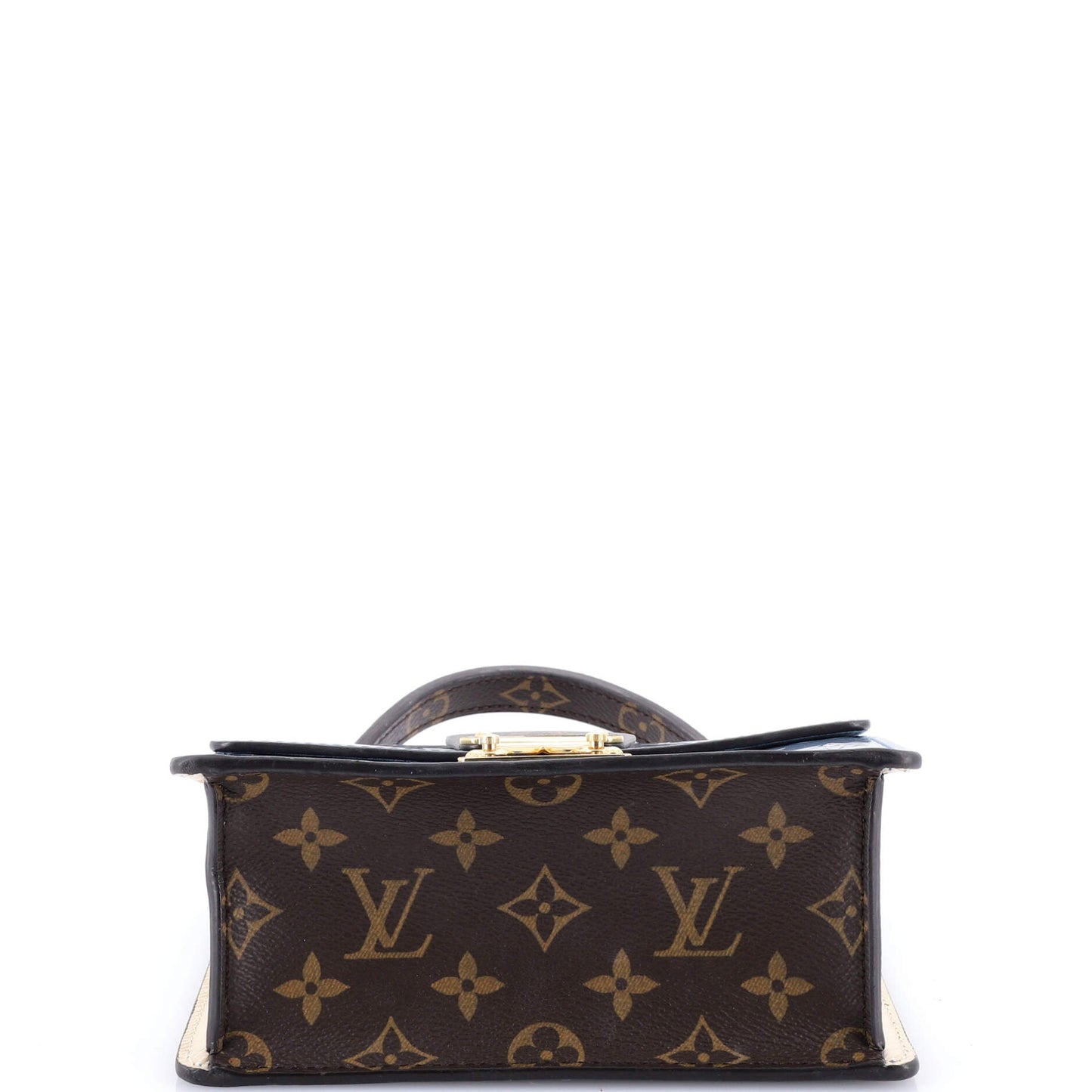 Spring Street NM Handbag Monogram Vernis with Monogram Canvas and Epi Leather