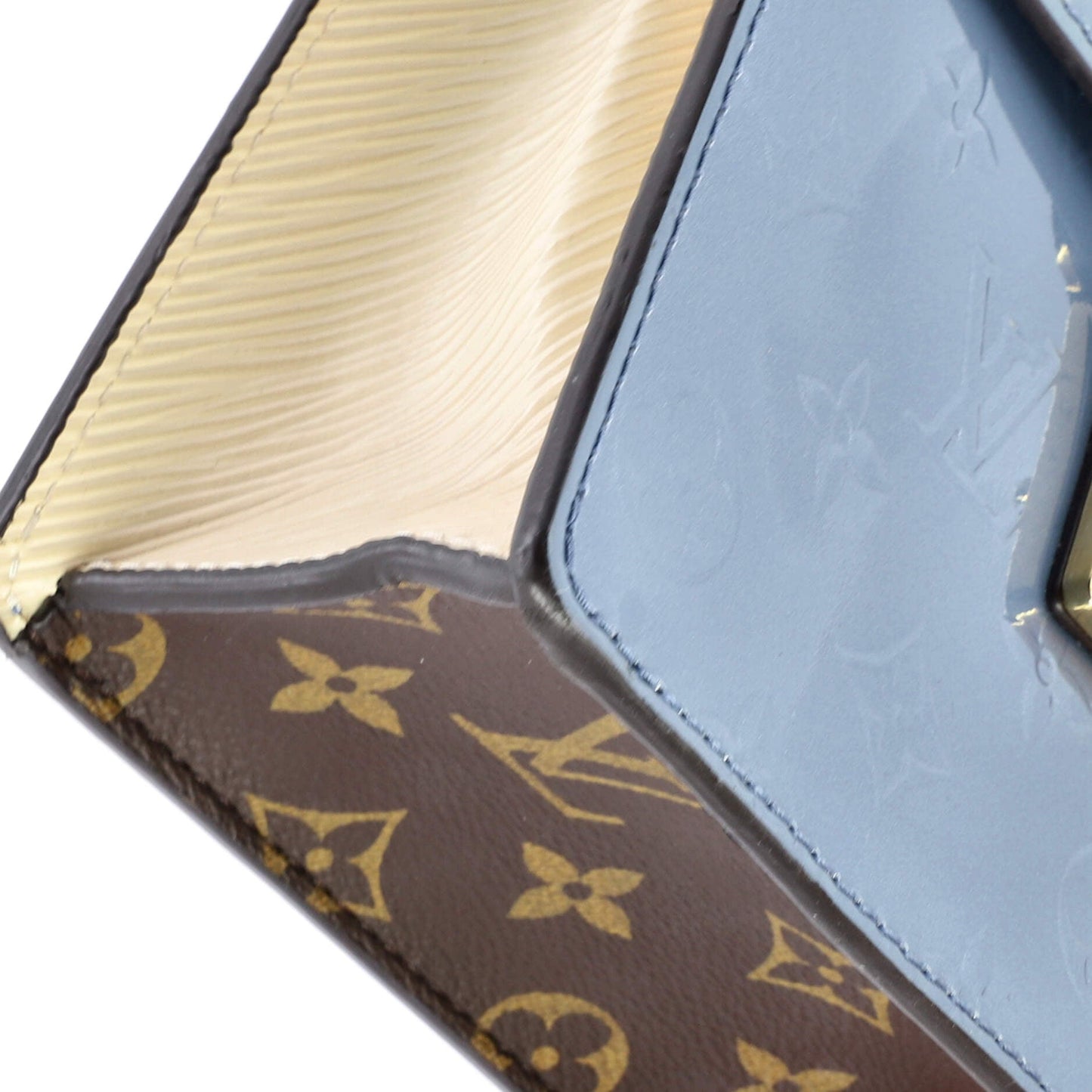 Spring Street NM Handbag Monogram Vernis with Monogram Canvas and Epi Leather