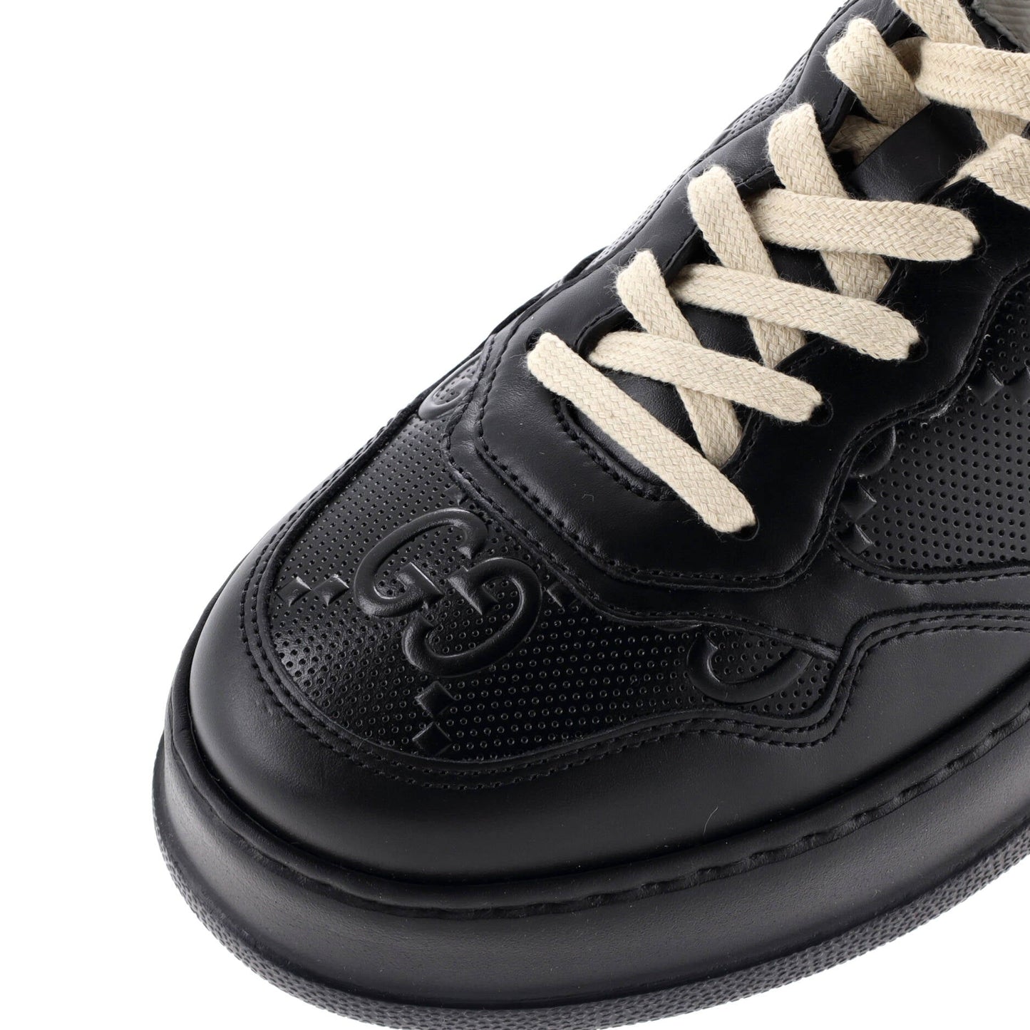 Chunky B Sneakers GG Embossed Perforated Leather