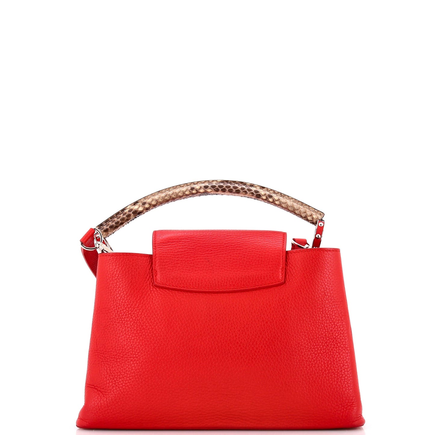 Capucines Bag Leather with Python PM