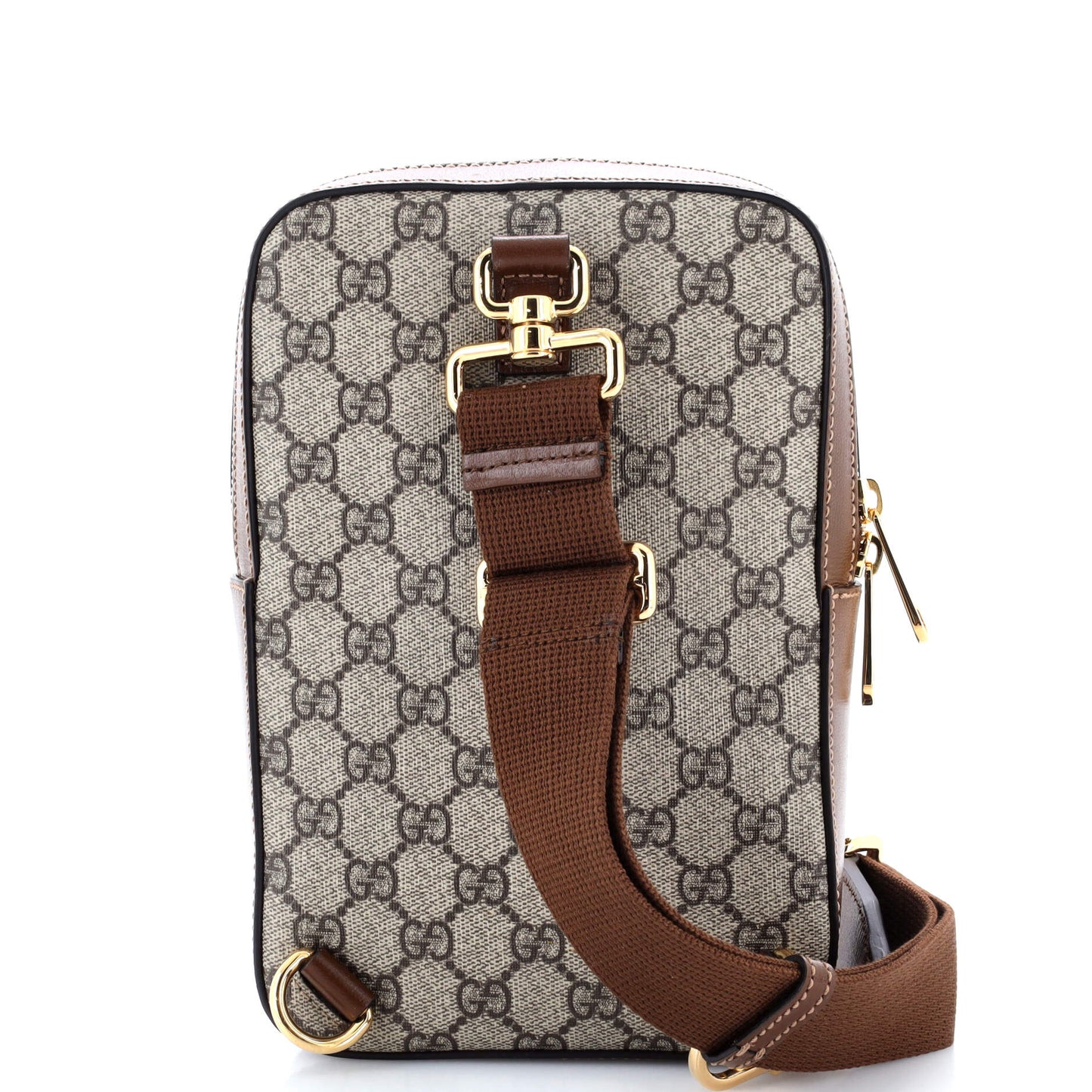 Interlocking G Patch Sling Bag GG Coated Canvas Small