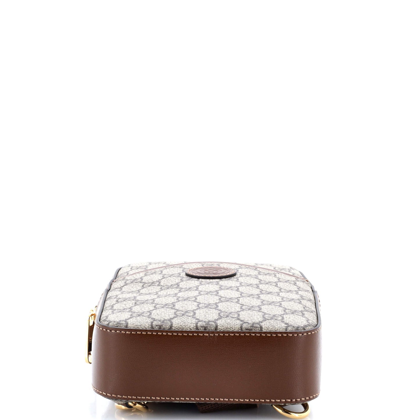 Interlocking G Patch Sling Bag GG Coated Canvas Small