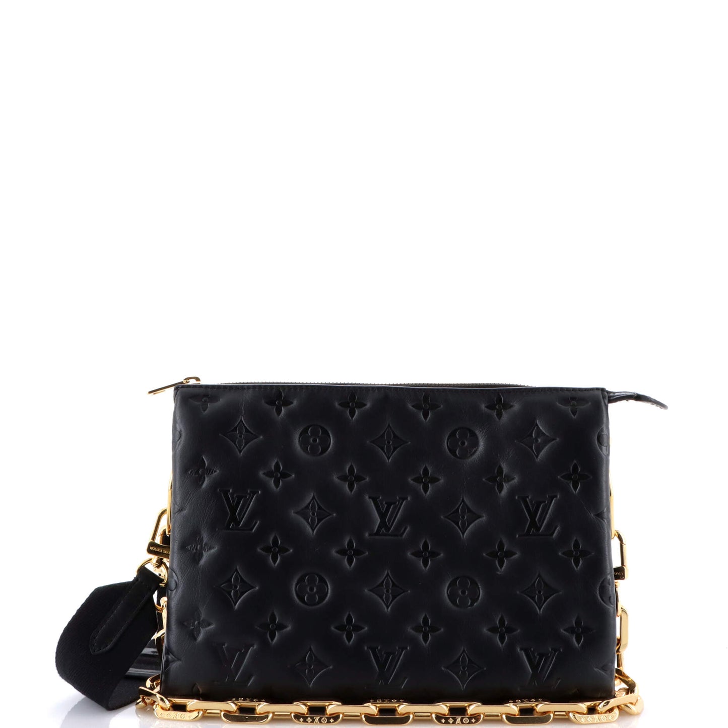 Coussin Bag Monogram Embossed Lambskin PM