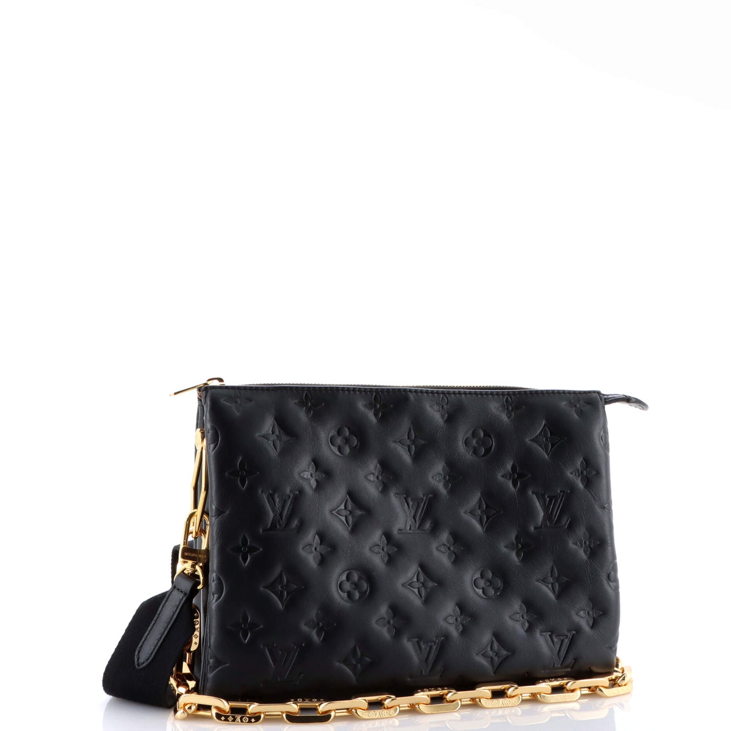 Coussin Bag Monogram Embossed Lambskin PM