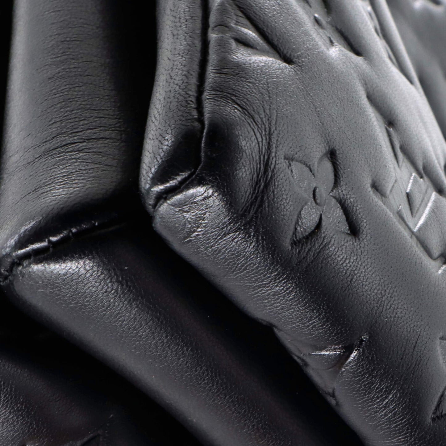 Coussin Bag Monogram Embossed Lambskin PM