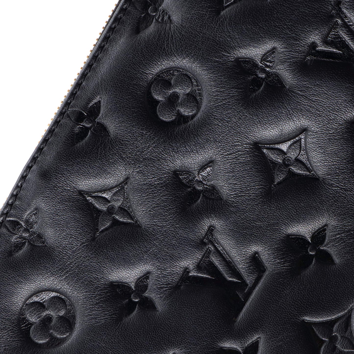 Coussin Bag Monogram Embossed Lambskin PM