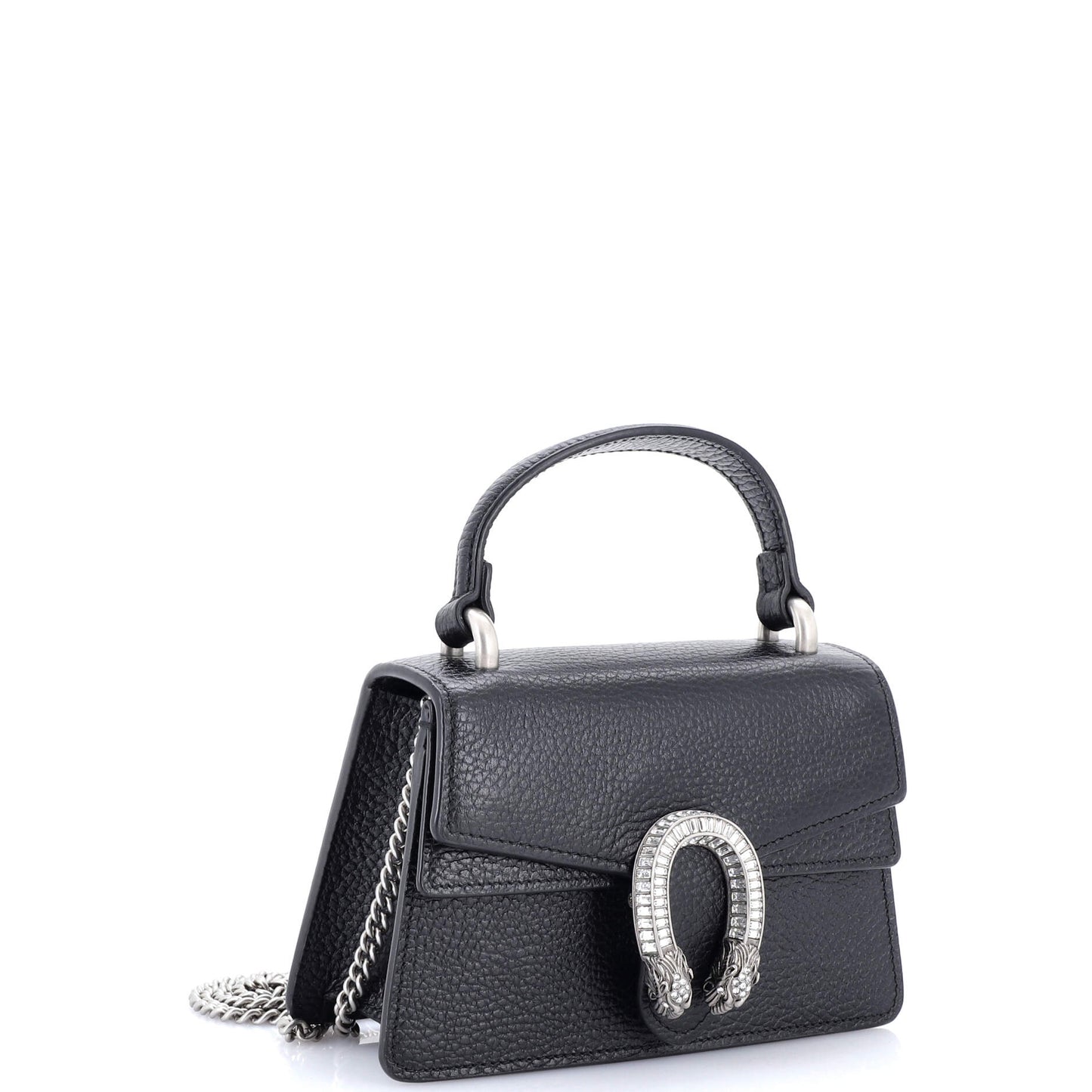 Dionysus Top Handle Bag Leather with Crystals Mini