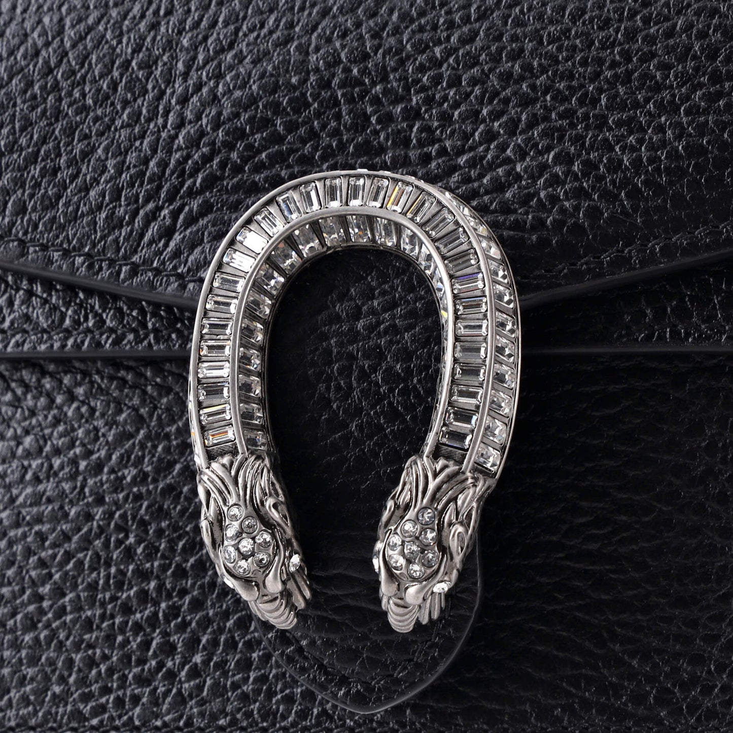 Dionysus Top Handle Bag Leather with Crystals Mini