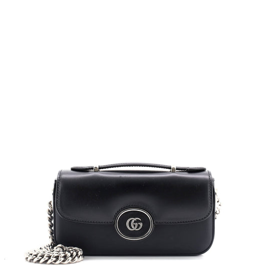 Petite GG Flap Shoulder Bag GG Coated Canvas Small