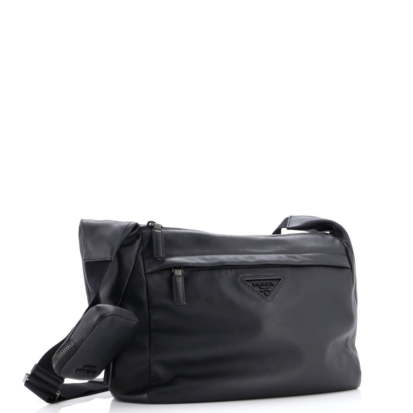 Re-Edition Zip Messenger Bag Leather Large