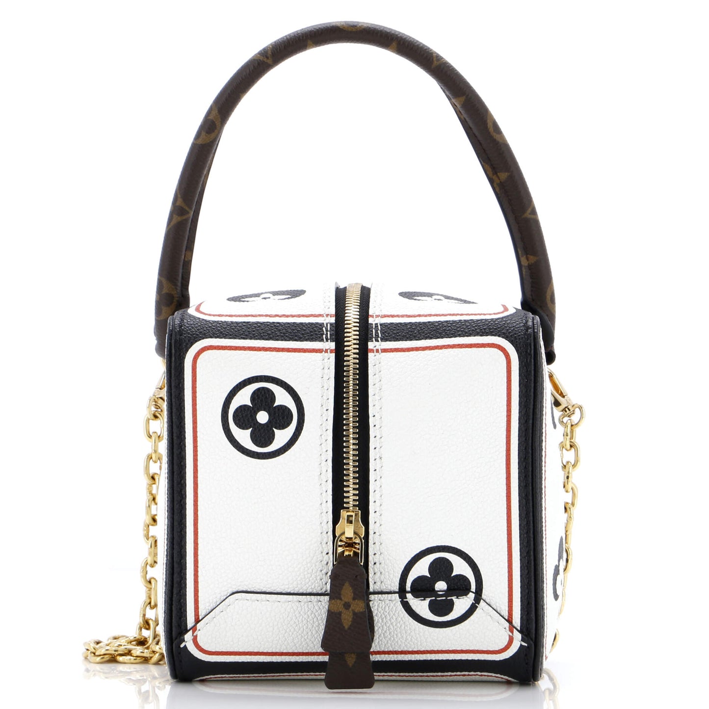 Square Bag Limited Edition Game On Leather with Monogram Canvas